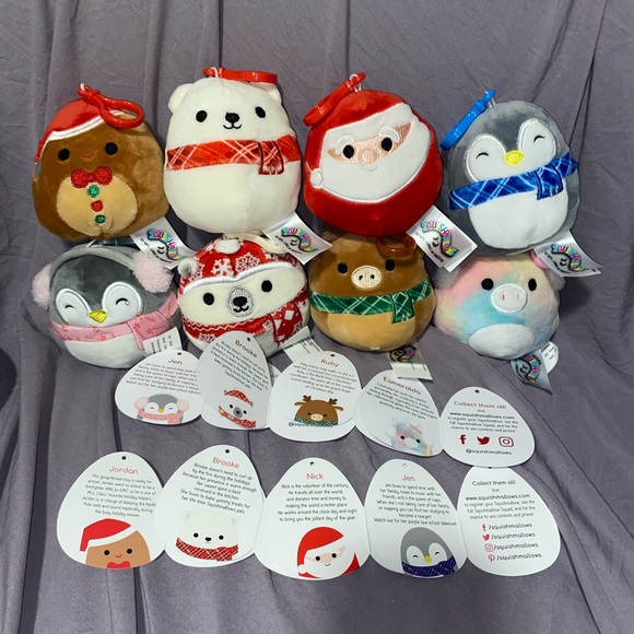 Squishmallow Christmas Keychain | Poshmark